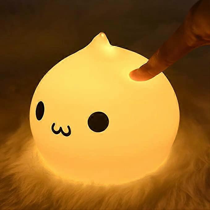 1pc Night Light,Cute Lamp Dumpling Light