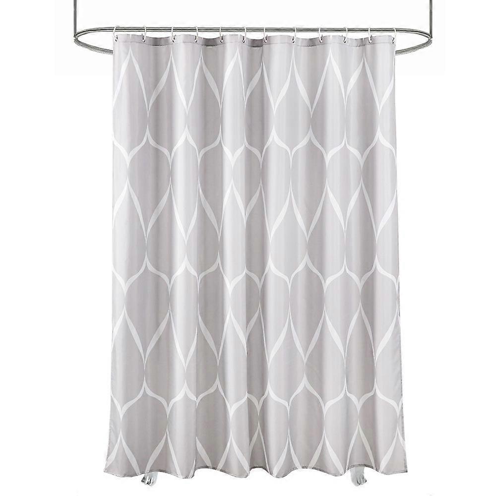 Shower Curtain with 12 Hooks 180*180CM