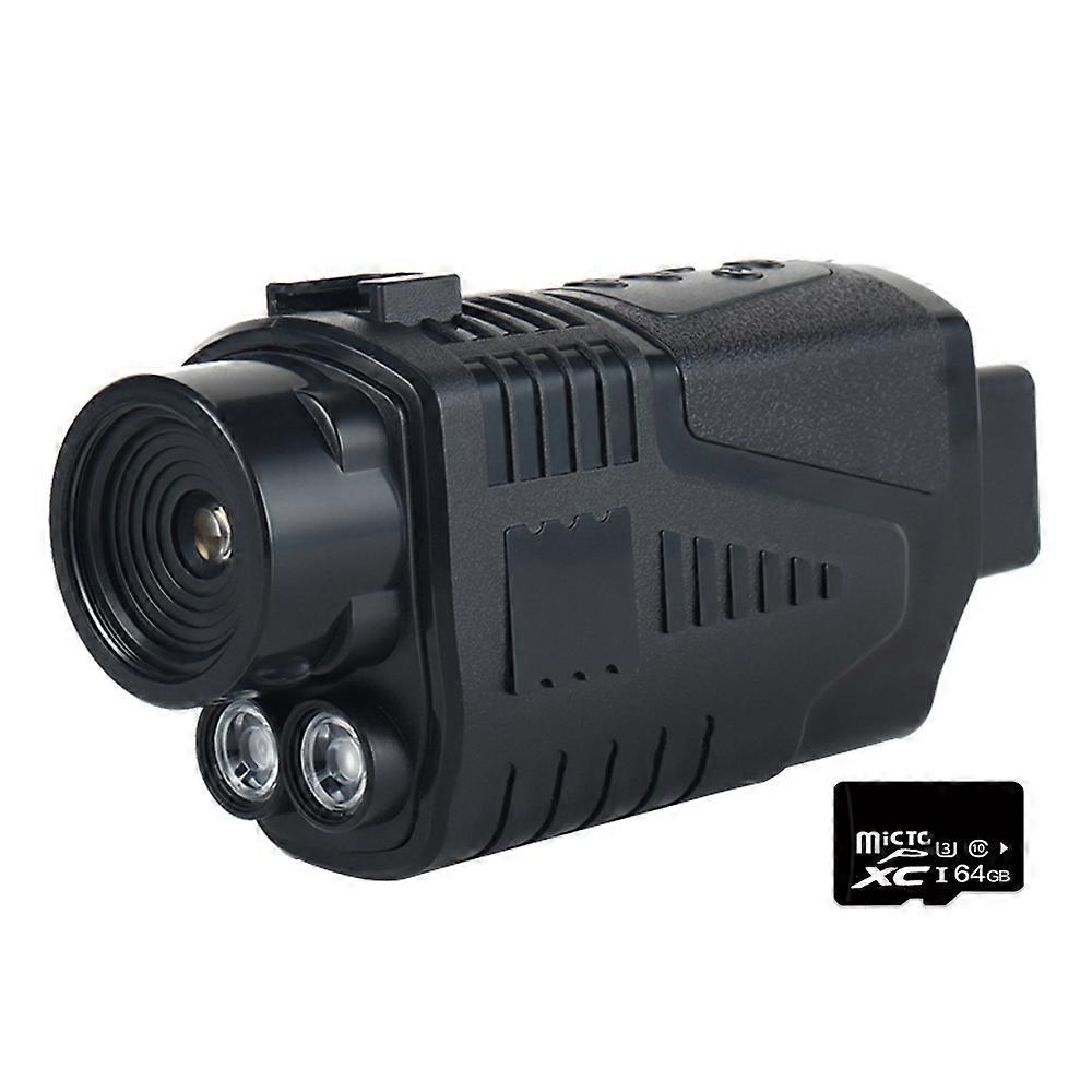 Monoculaire 5X pour la chasse Vision nocturne infrarouge Jour Nuit Utilisation P Lecture vidéo Zoom numérique 300M Distance de visualisation dans l’obscurité totale