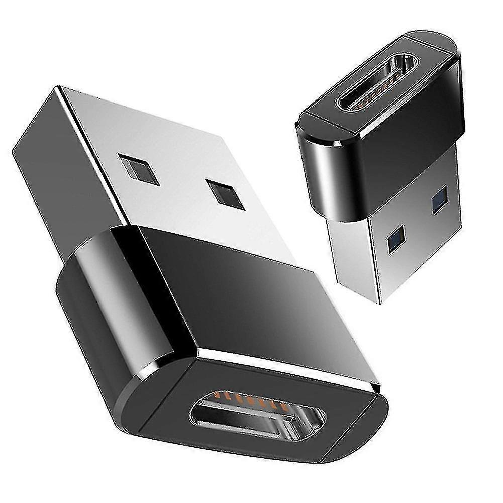 2pcs Usb C Kvinde til Usb mandlige adapter type C til USB A-stik til...