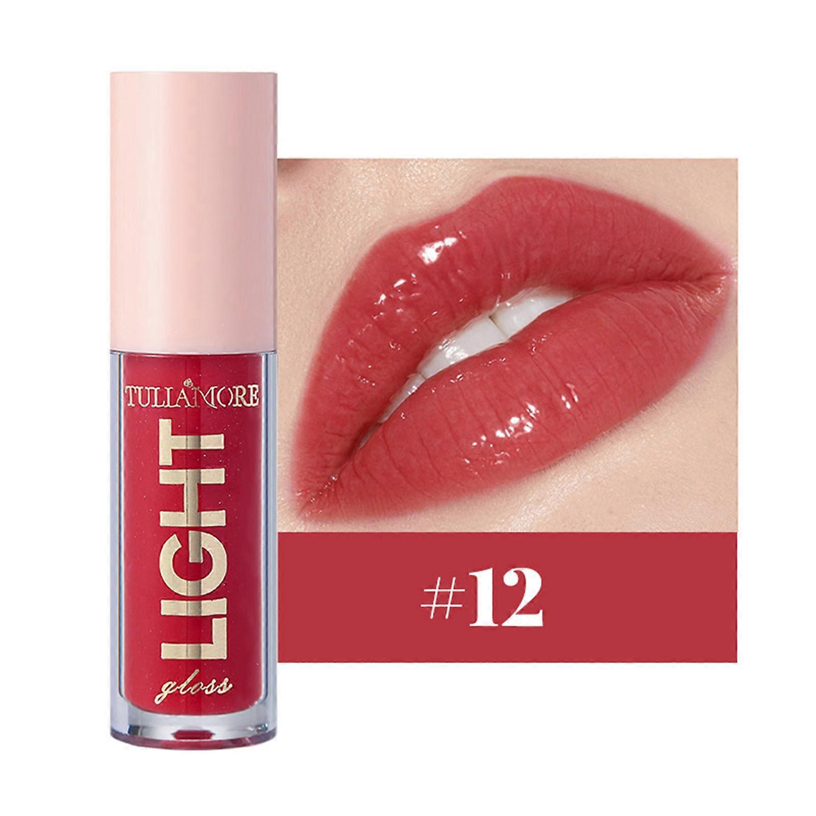 Moisturizing And Moisturizing, Candy Lip Gloss, Mirror Finish, Pearl Gloss, Bare Color Lip Gloss, 12 Colors, Plain Face, Lip Gloss 3.5ml