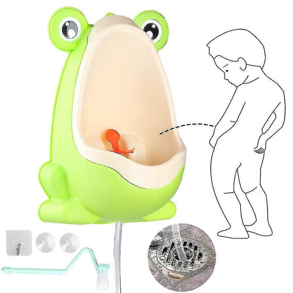 جديد لطيف الضفدع قعادة التدريب مبولة مع أنبوب استنزاف للأولاد ، أطفال تدريب المبولة