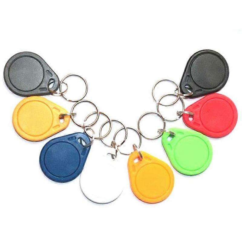 100pcs UID RFID 13.56mhz Duplicator Copy IC Tag Tags Card Key Fob Token Ring Proximity Chip Block 0 Sector Writable