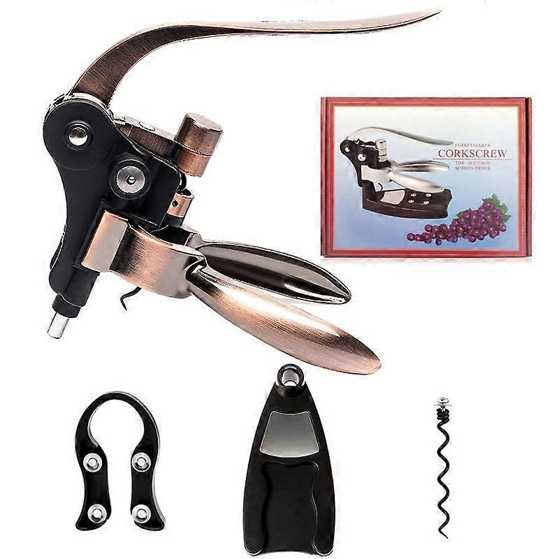 Tire-Bouchon Professionnel Style Lapin – Ouvre-Bouteille Vin à Levier Ergonomique Avec Pompe Et Coupe-Capsule