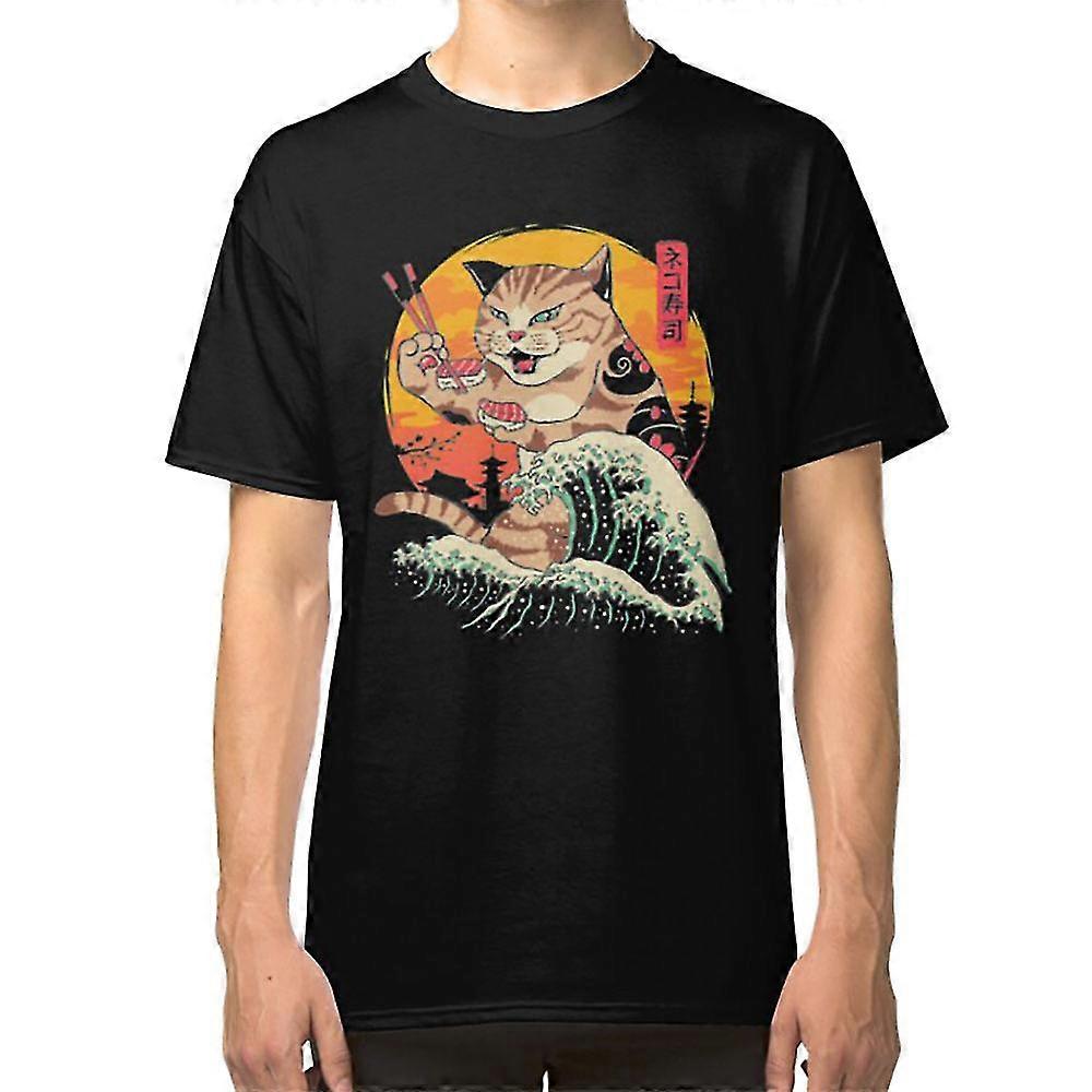 Neko sushi wave T-shirt