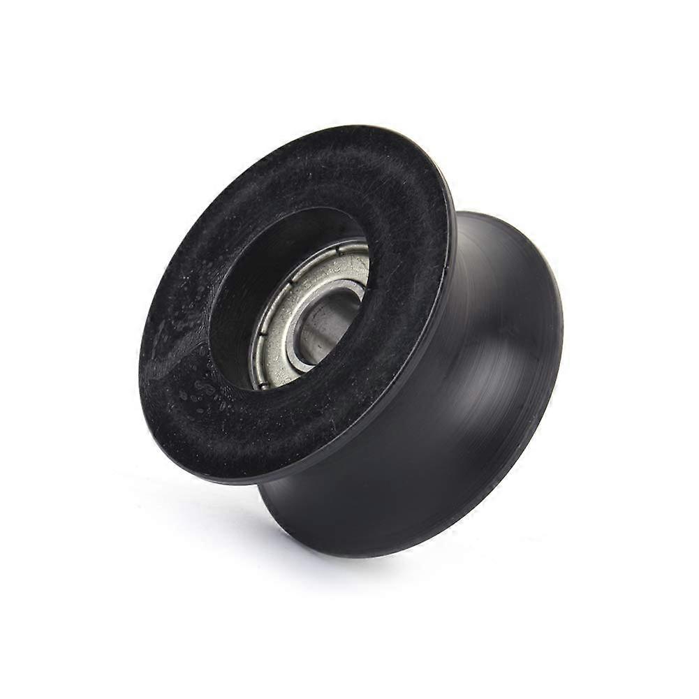 2Pcs U Groove Pulley 8mm Nylon Roller Bearings