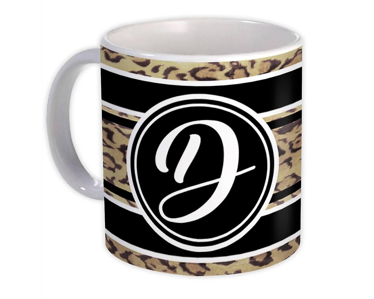 Gave krus: Monogram Brev D Gepard