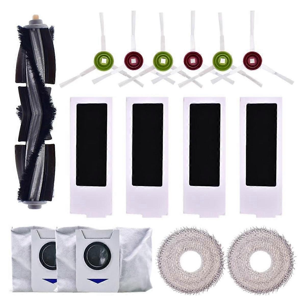 For Deebot T20 Omni Robot Vacuum Accessories Main Side Brush Hepa Filter Mop Cloth Dust Bags