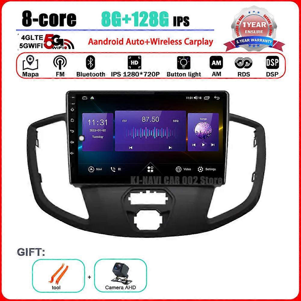 Radio für Ford Transit 2015 2016 2017 2018 Android 14 Carplay Auto Multimedia Player Intelligentes System Auto Navigation Stereo