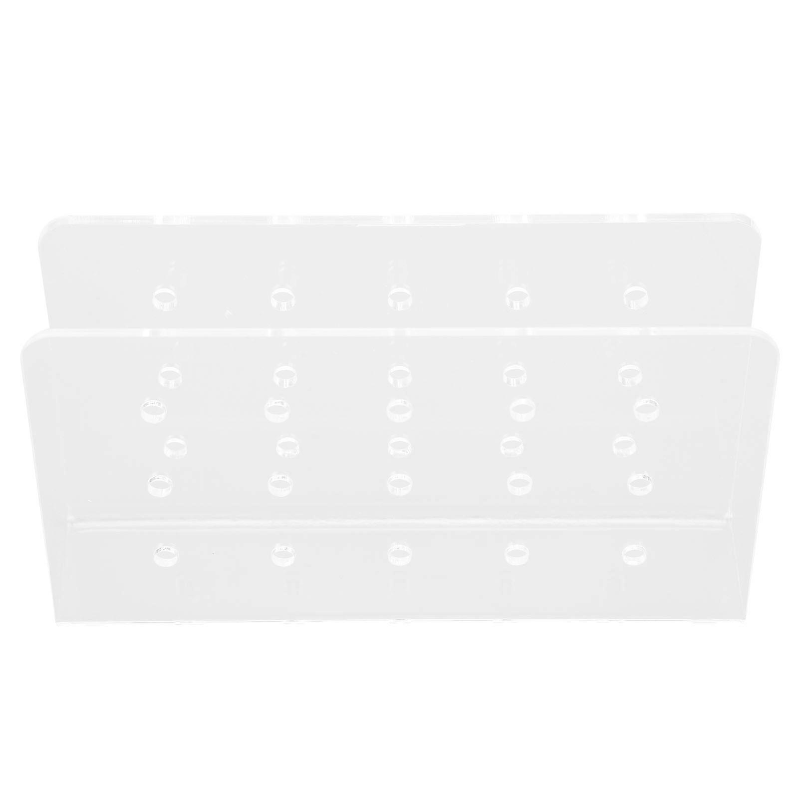 Portable Acrylic Lollipops Holder 2-Layer Rectangular Cake Stand for Wedding Birthday