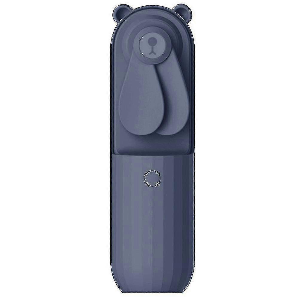 Mini-Handlüfter, Zweiflügel-Handventilator (blau)