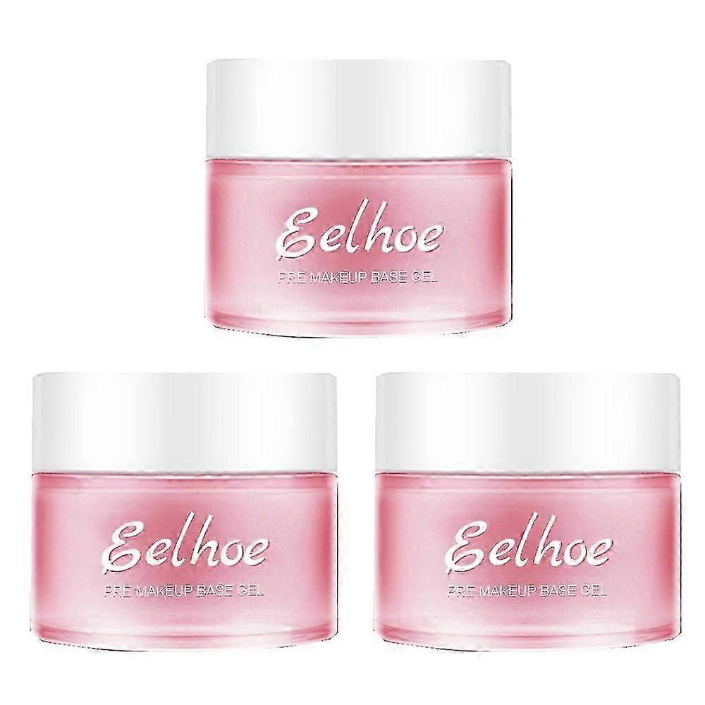 3pcs Eelhoe ベース クリーム メイクアップ プライマー ジェル メイクアップ プライマー アイソレーション プライマー シュリンク ポア フェイスメイク 30ml |8109057810418