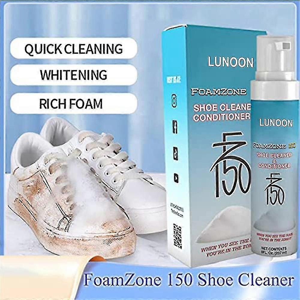 Shoe Cleaner Foam 100ml Yellow Edge Removing Whitening Fz150 12pcs