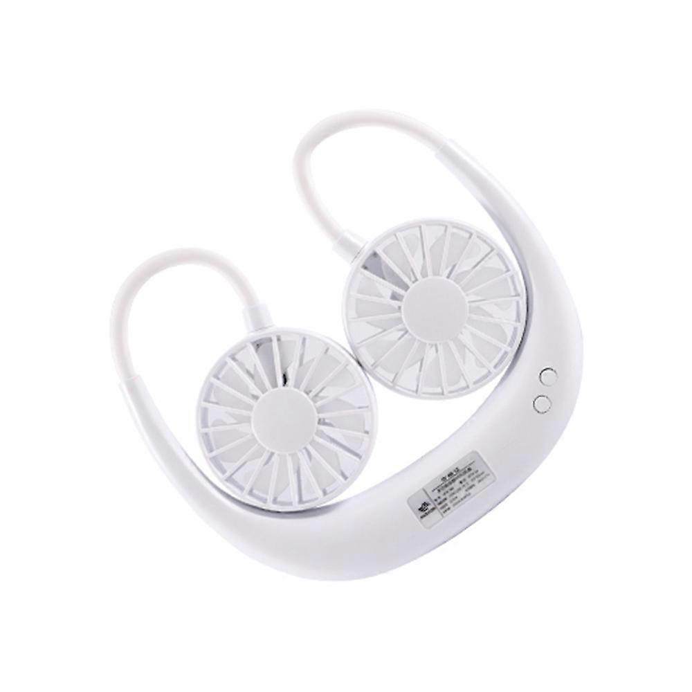 DC3.7V Mini Flexible Rotatable Bendable Neck Fan with Multi-color L-ED Lighting Eeffect 3 Adjustable Wind Speed