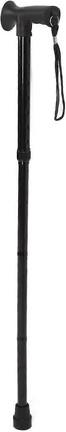 Adjustable Folding Walking Crutch - Lightweight, Anti-Slip T-Handle for Men and Women