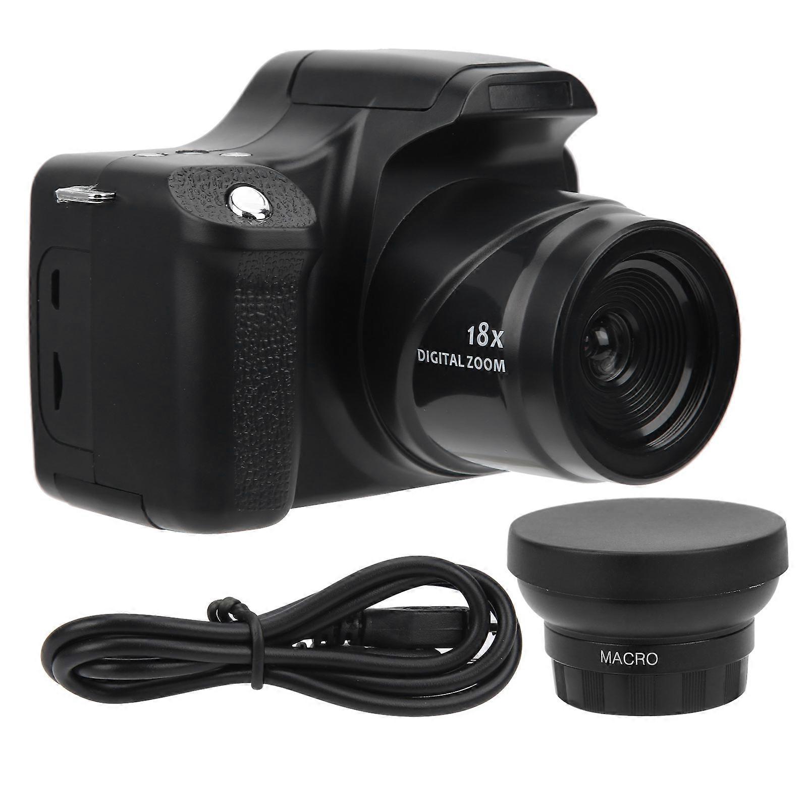 3.0 in LCD Screen 18X Zoom HD SLR Camera Long Focal Length Portable Digital Camera