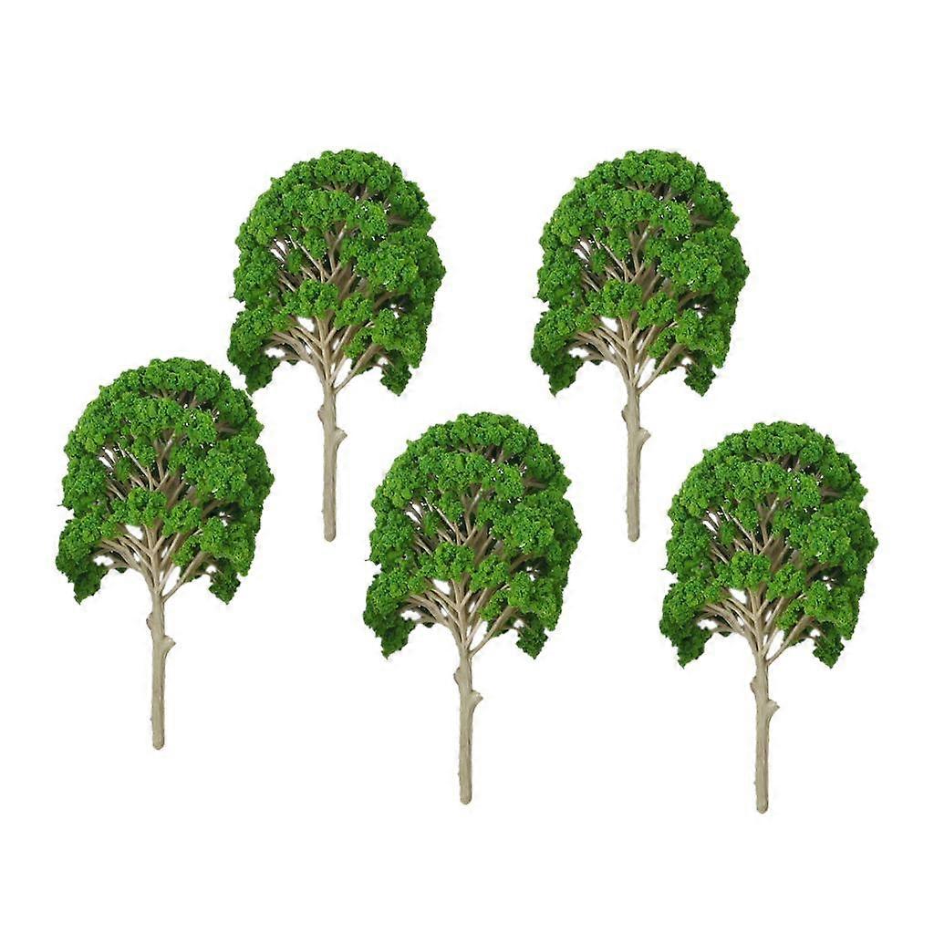 5pcs Train Landscape Toys Tree Models 1:50 - 75
