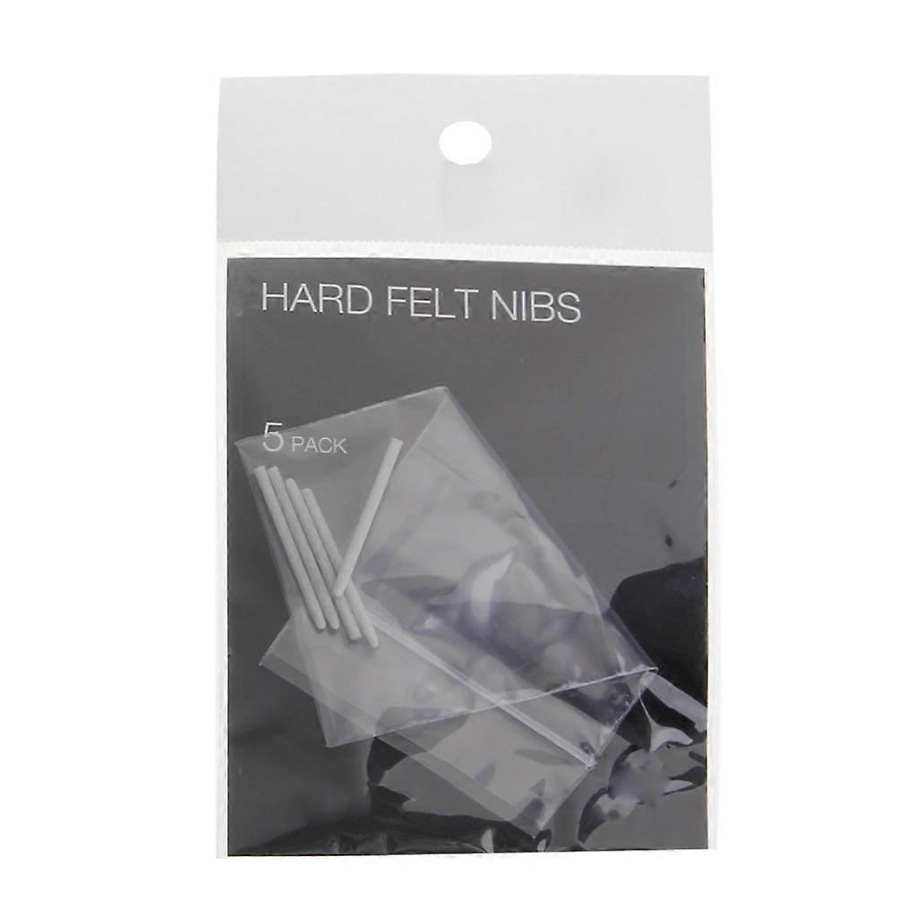 5pcs/Pack Hard Felt Pen Nib Refill Replacement Stylus Nibs For Wacom Tablets