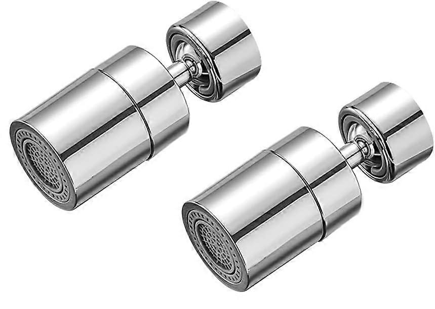 Dww-2 Pices Arateur de Robinet Pivotant Laiton 2 Modes Pulvrisation Rglable Mousseur Robinet Economie Eau Pivotant Adaptateur M22- M24 Robinet Pulvris