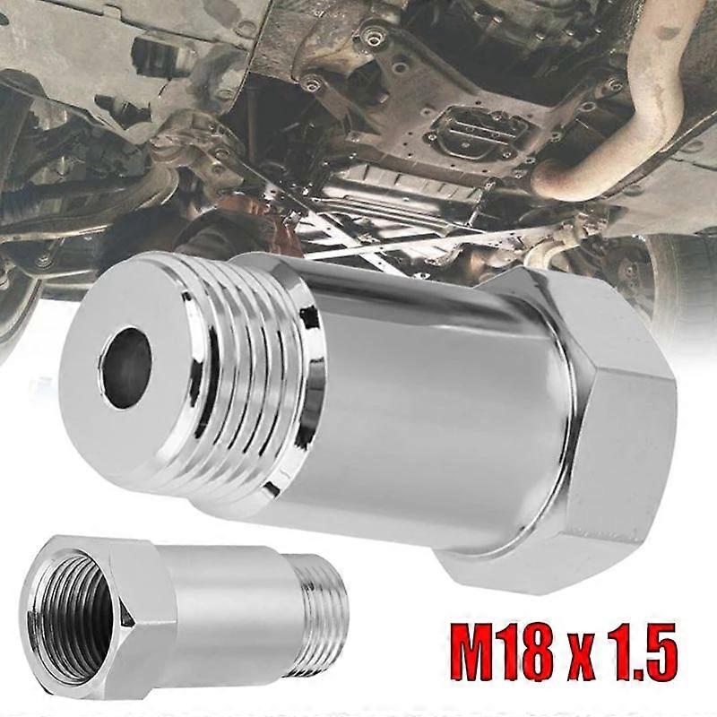 Sensor de oxgeno M18x1.5 para coche, convertidor de juntas espaciadoras, extensor de O2 para coche todoterreno CEL SES DTC Fix, adaptador eliminador d