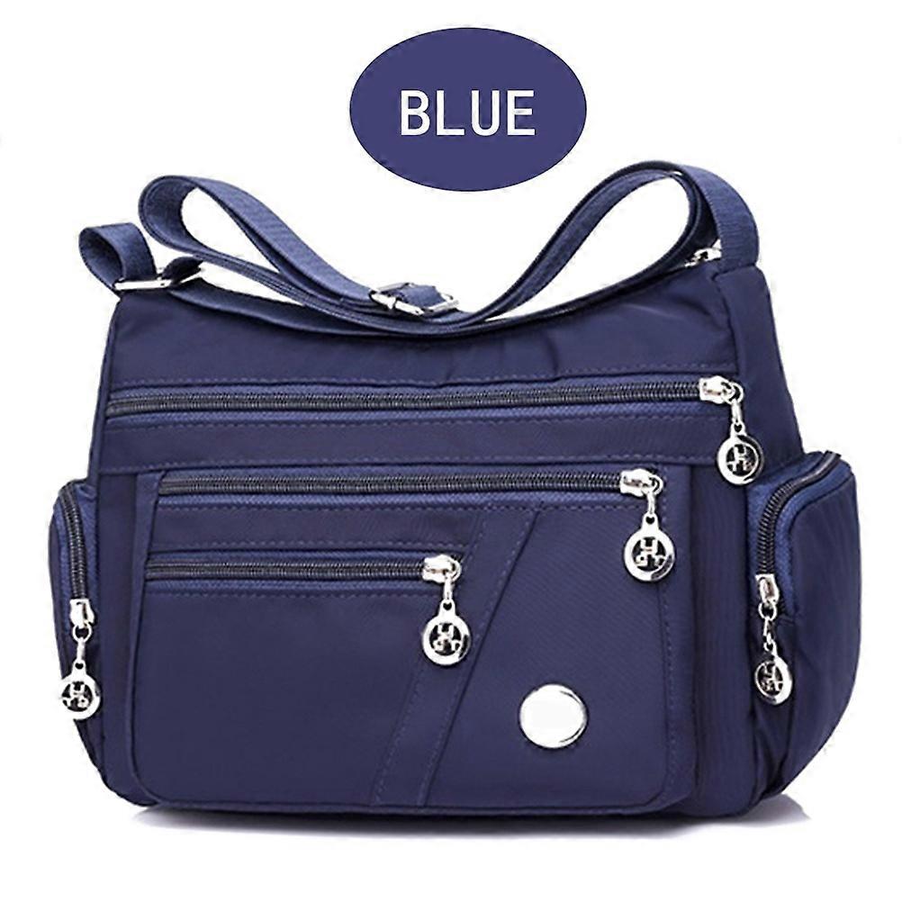 Borsa a tracolla in nylon impermeabile multi tasca più grande capacità per le donne