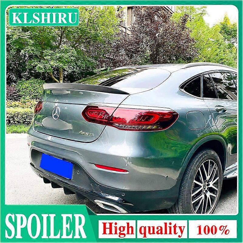 KLSHIRU For Benz GLC Coupe GLC200 Spoiler GLC260 Spoiler ABS Car Rear Wing Spoiler for Benz Coupe GLC300 Spoiler 2016 2017 2018Motorcycle Neck Braces