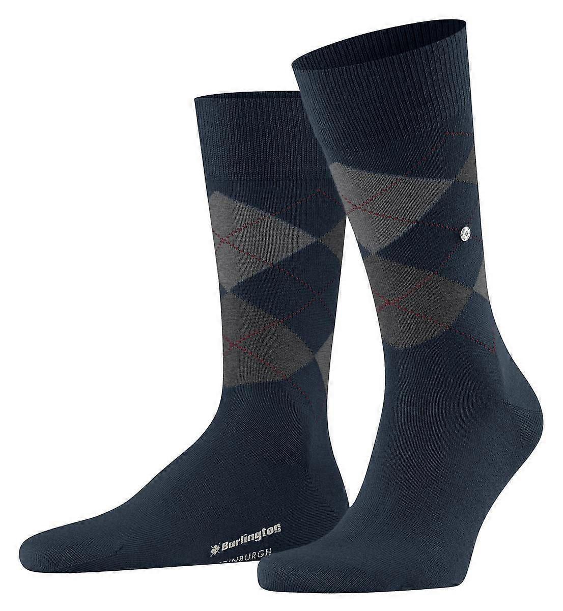 Burlington Edinburgh Socks - Marine Blue