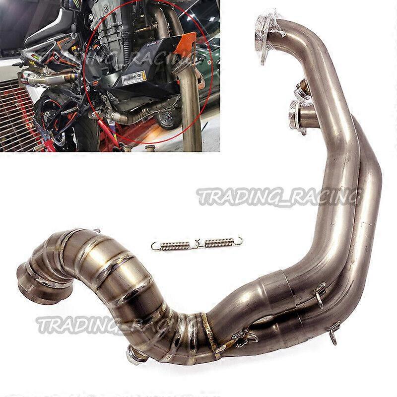 Modified Exhaust Pipe Front Link Header Tube Titanium Alloy System For Duke 790