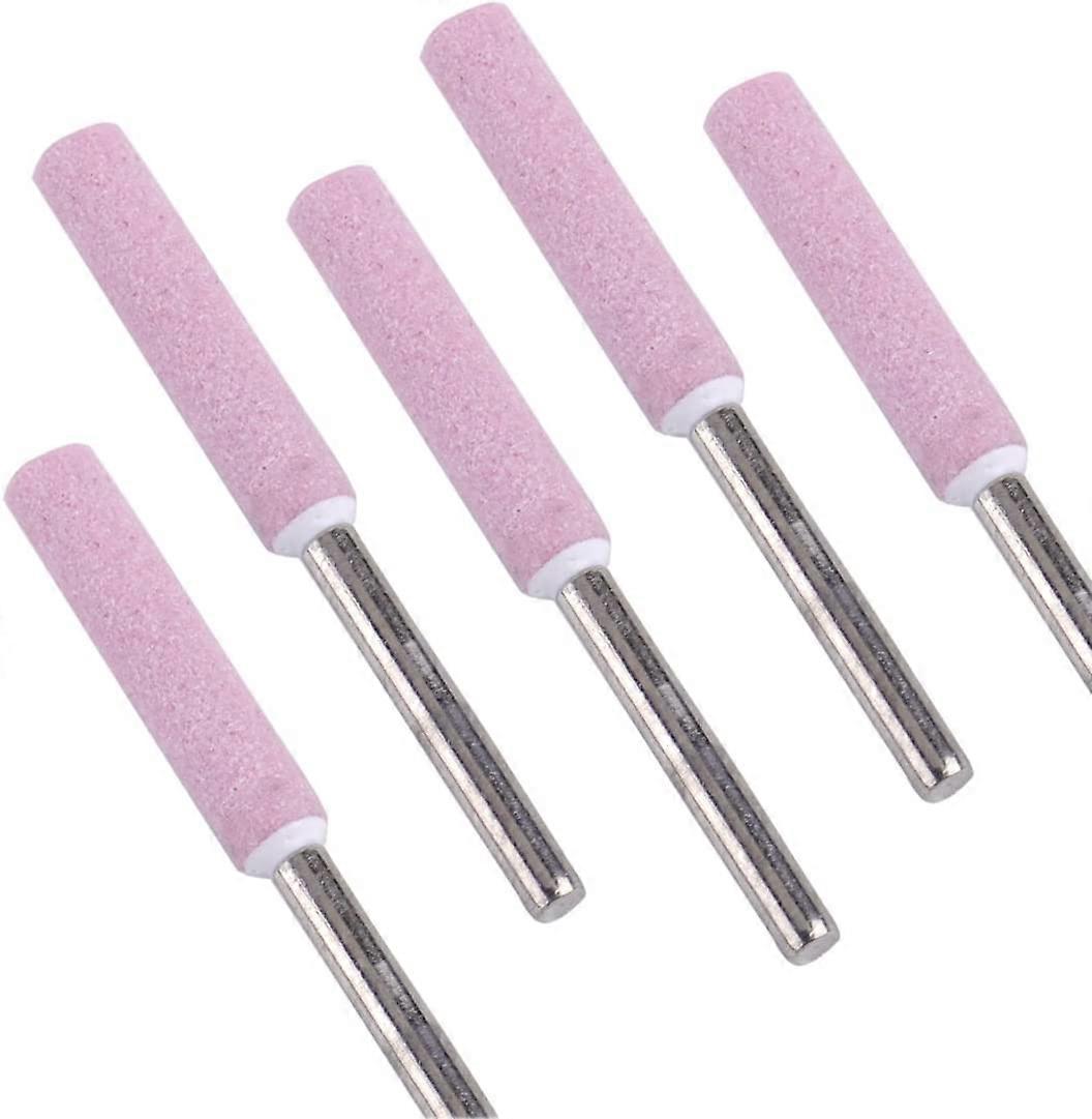 5pcs Chainsaw Sharpener Grinding Stone File 4.8mm 3/16 Chainsaw Sharpener