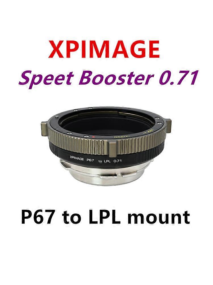 XPimage Adapter for Pantax67 Lens to PL Mount Fullframe Cine Camera Pantax67-PL RED PL/SONY VENICE/ARRI mini LF ALEXA S35
