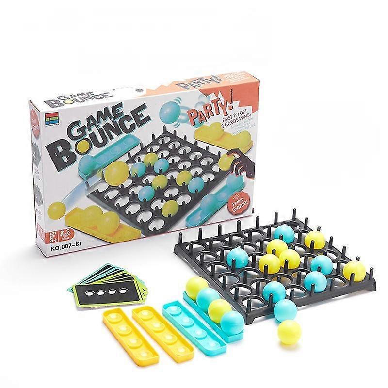 NEW Bounce Off Game Jumping Ball Board Games for Kids 1 Set Activate Ball Game Family and Party Desktop Bouncing Toy Finger Toys