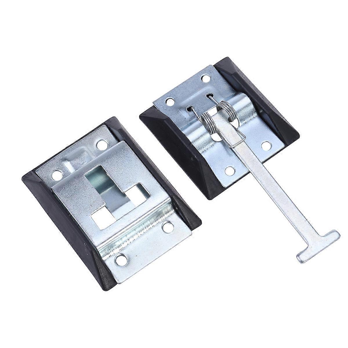Metal T-style Entry Door Catch Holder for RV Camper Trailer (Carbon Steel with Zinc Coating)