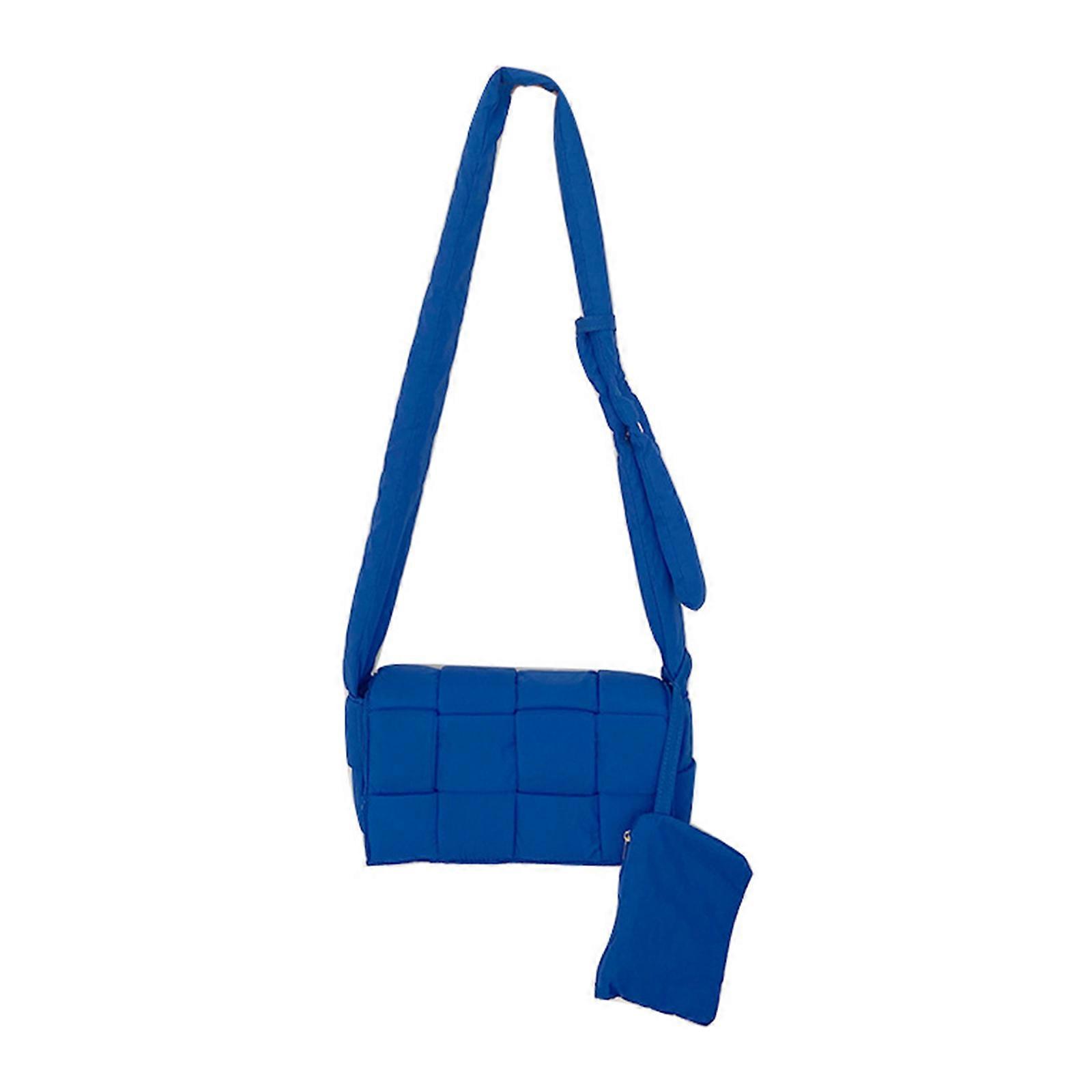 Borse a tracolla tessuta per le donne, borsa a tracolla resistente e creativa con grande capacità e tracolla morbida per lo shopping e la festa