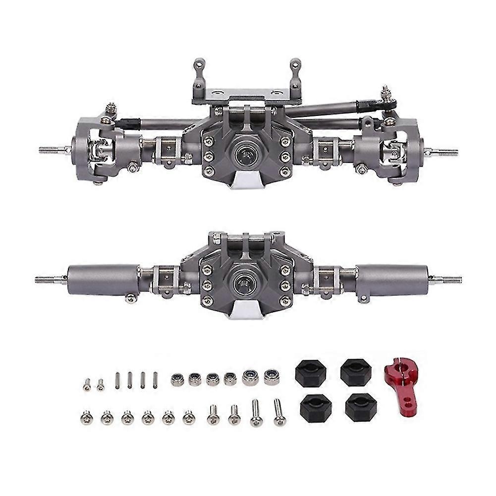 Anodized Front And Rear Axle For 1/10 Rc Crawler Car Axial Scx10 Ii 90046 Rc4wd D90 86100 Redcat G