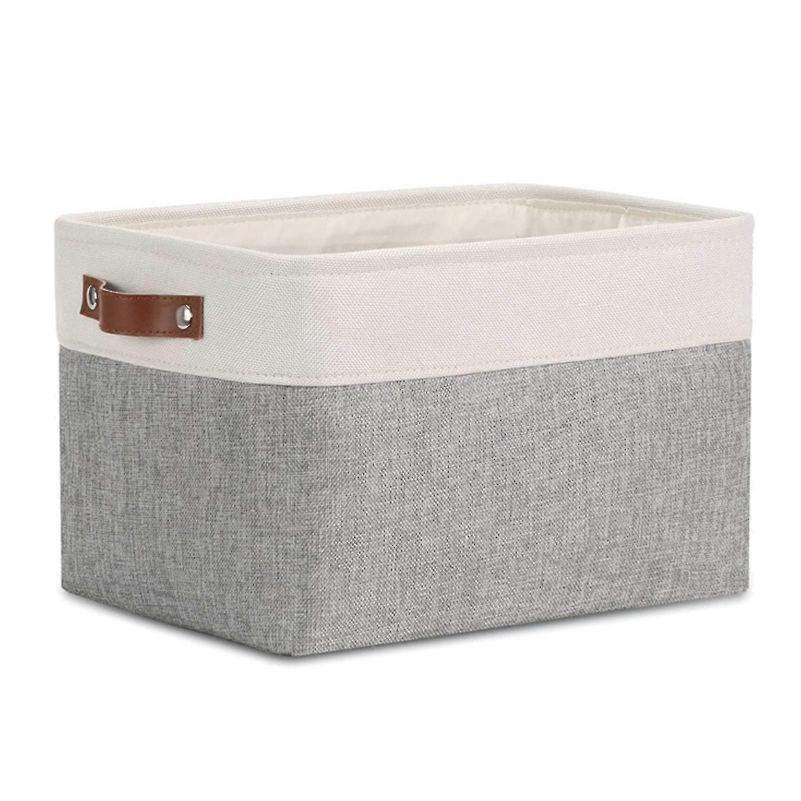 Foldable Fabric Storage Boxes Space Saving Organizer Baskets For Wardrobe Shelf Under Bed