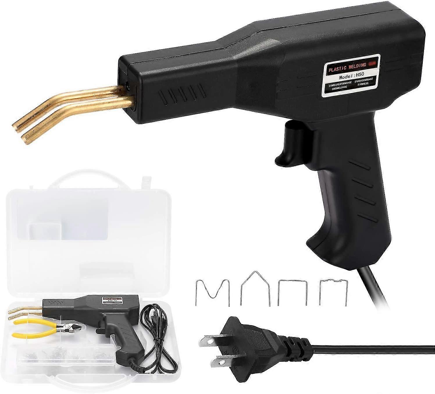 Hot Plastic Stapler With 200pcs Staples, Handy Plastics Welders Garage Tools