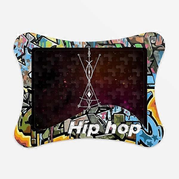 Alien Pattern Geometry Universe Puzzle Jigsaw Toy Hip Hop Paper Board