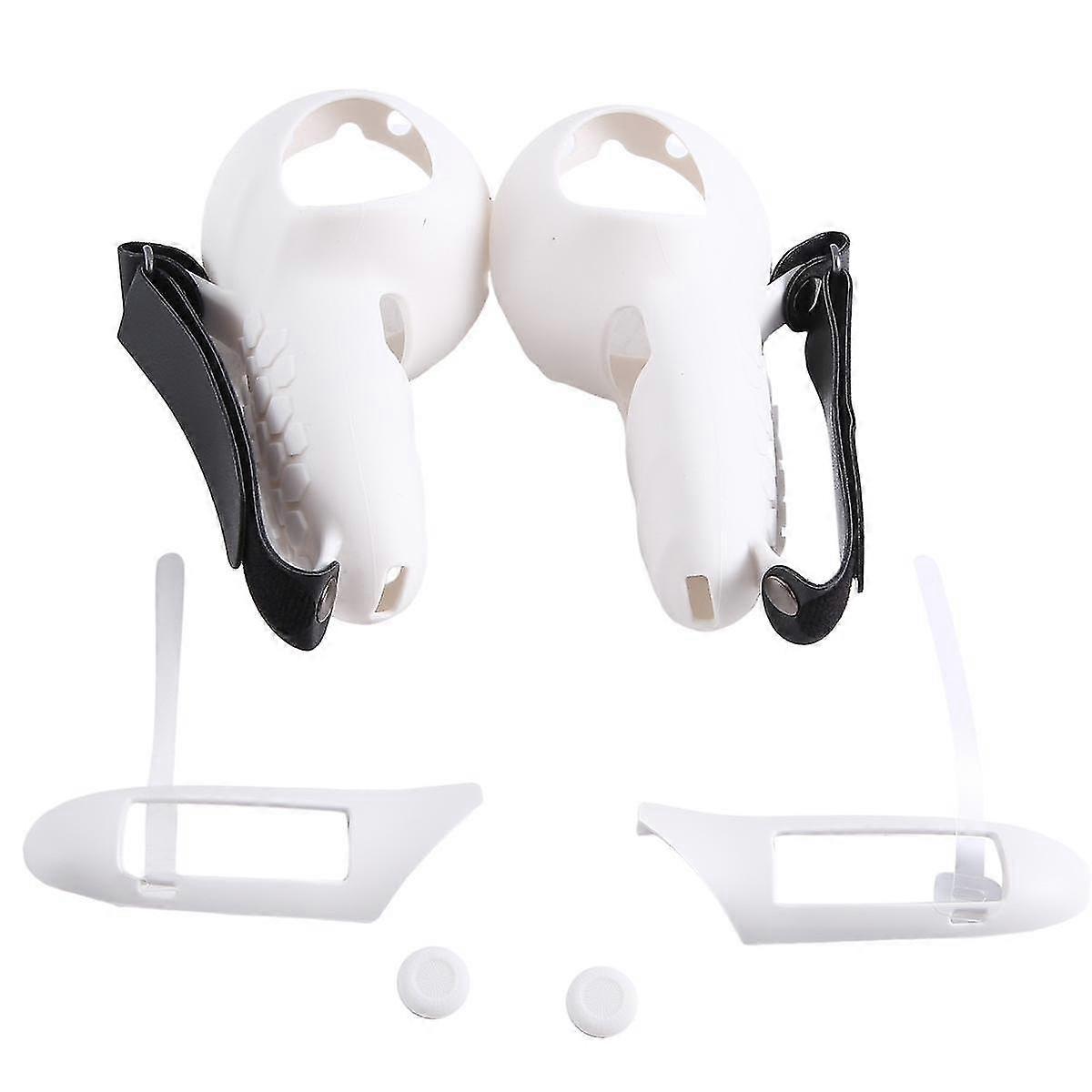 Silicone Protective Case Controller For 3 Vr Headset Removable Battery Controller Case White