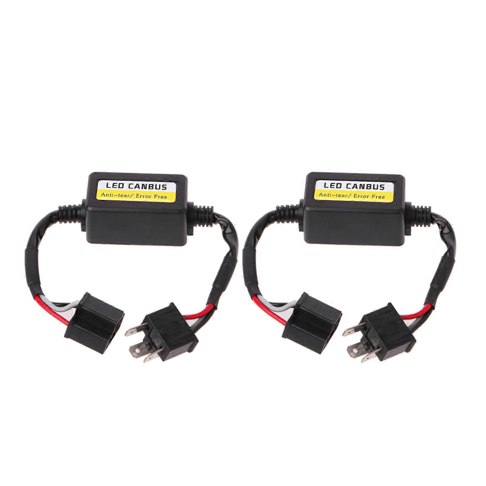 2Pcs Fog Light Headlight No Error Error Free Resistor Wiring Harness Decoder