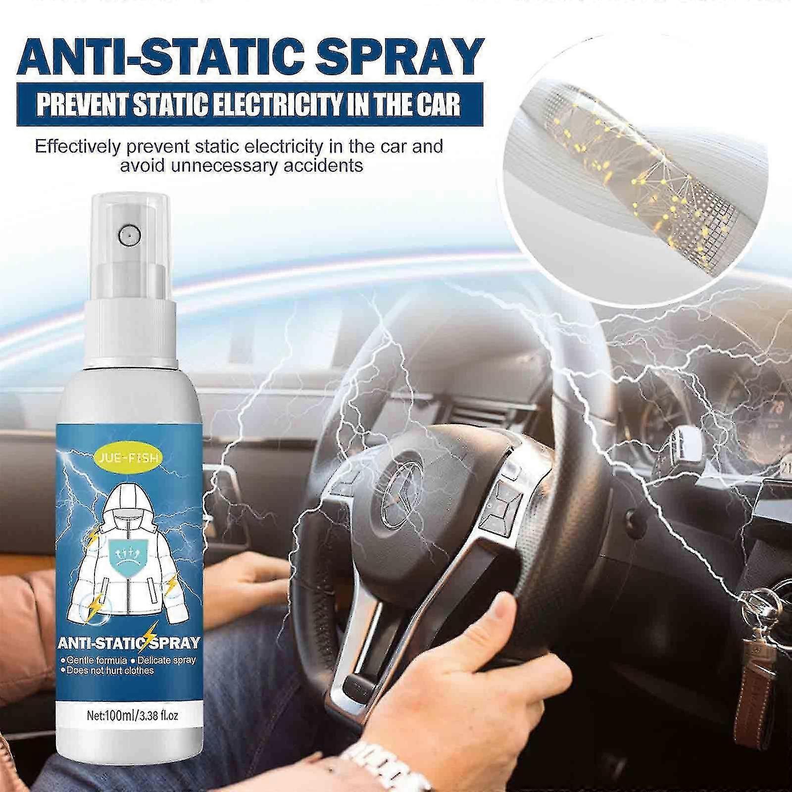 Anti-static Spray, Remove Static Electricity From Hair And Clothes ,does Not Hurt Clothesis Safe And Does Not Irritate(100ml)