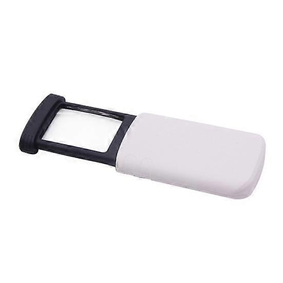 Magnifying Glass with LED Light Pull-Out Portable Magnifier Elderly Reading Pocket Loupe for Traveling Reading Sewing