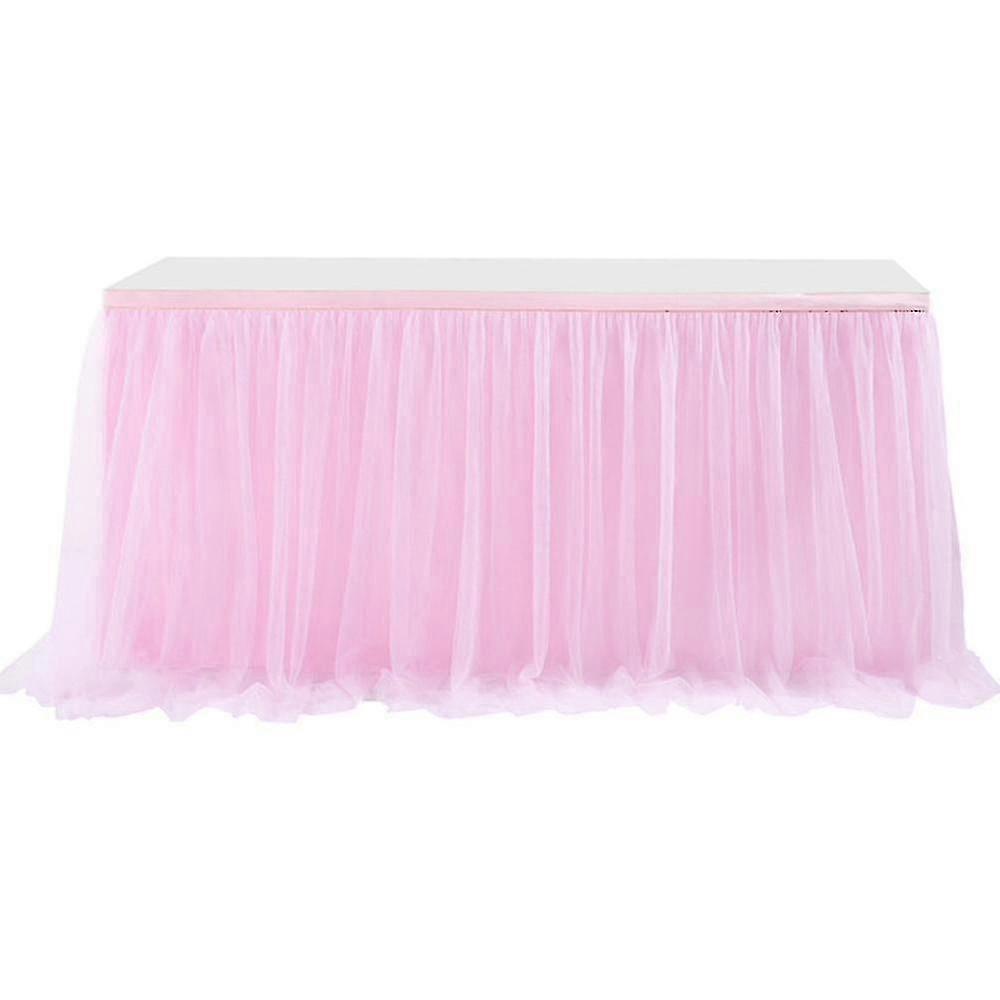 Tulle Table Skirt For Rectangle Or Round Tables Tutu Table Skirt White Ruffle Table Cloth For Weddin