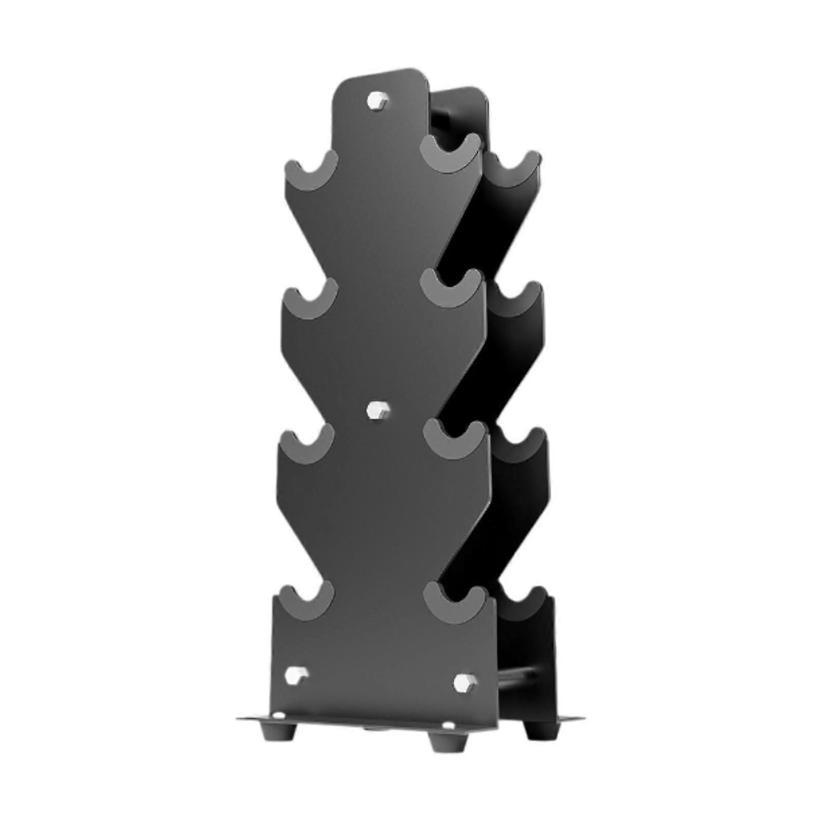 4 层哑铃架人体工学支架，用于训练家庭举重