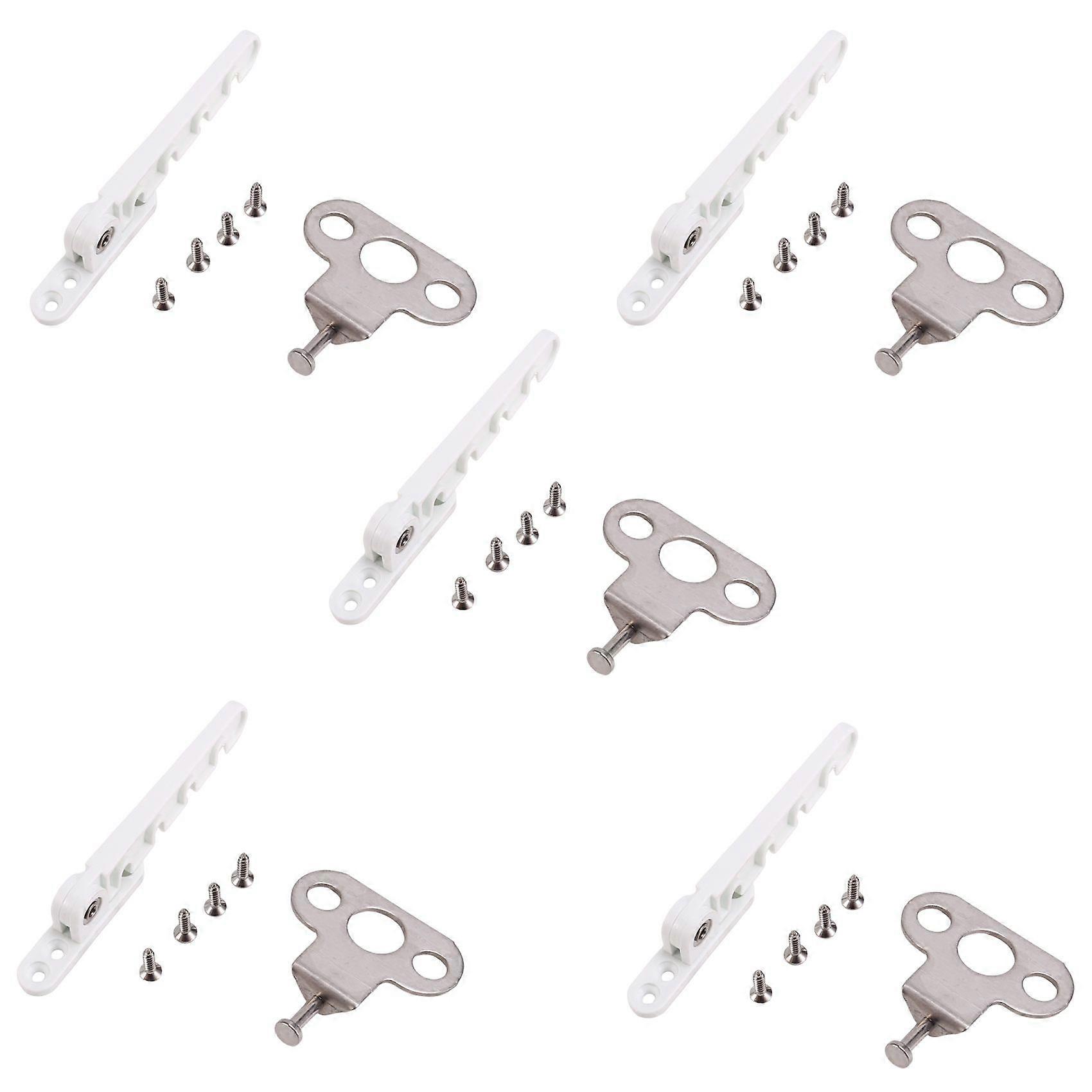 5PCS Window Ventilation Limiter Retainer Wind Brace Bracket Inner Opening Door & Window Limit Wind