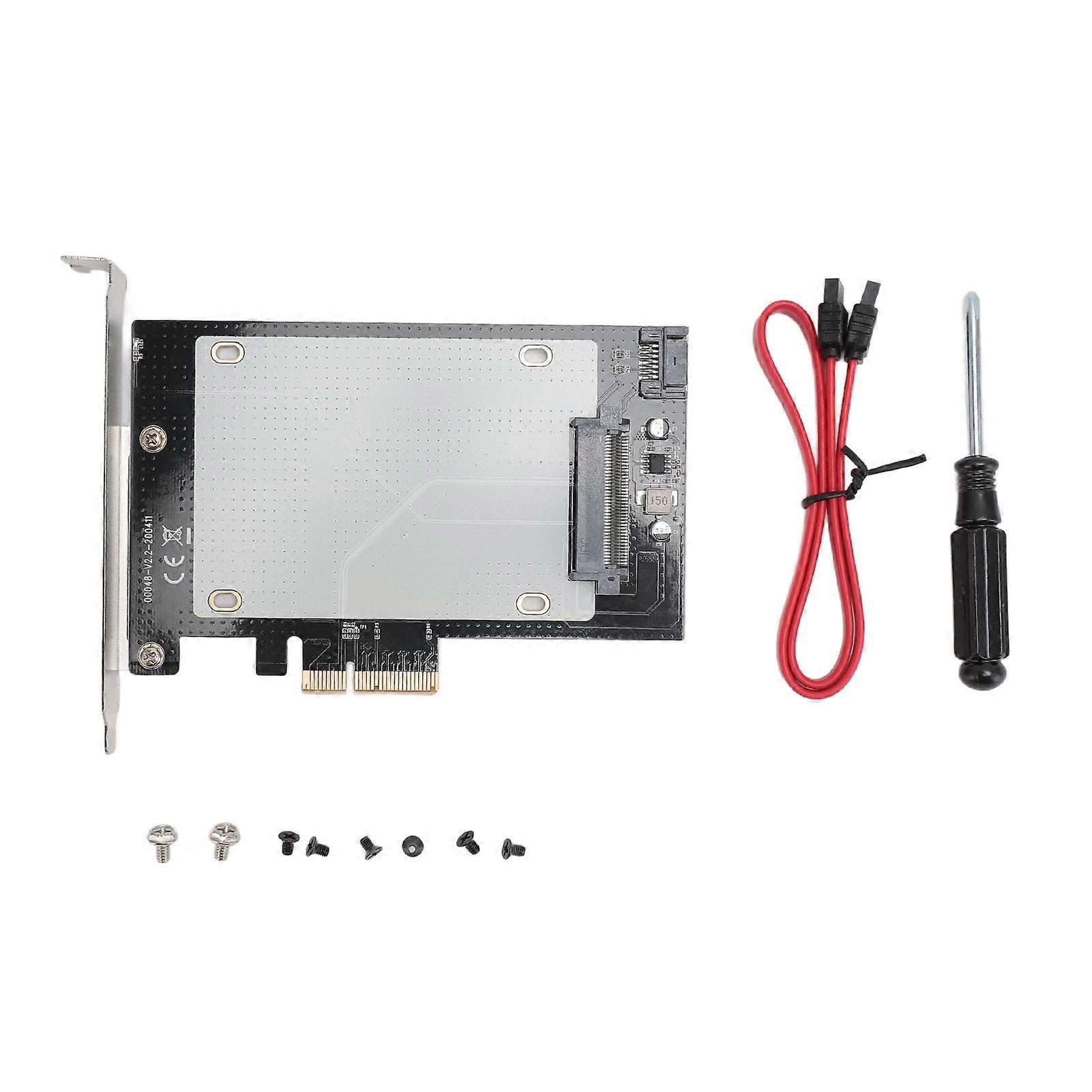 PCIE to U.2 Adapter Card PCIE3.0 X4 to SATA Adapter Card Hard Disk Adapter Card