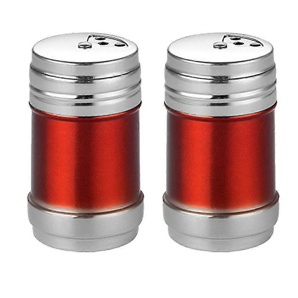 Stainless Steel Salt And Pepper Shakers Set For Kitchen Condiments,5239