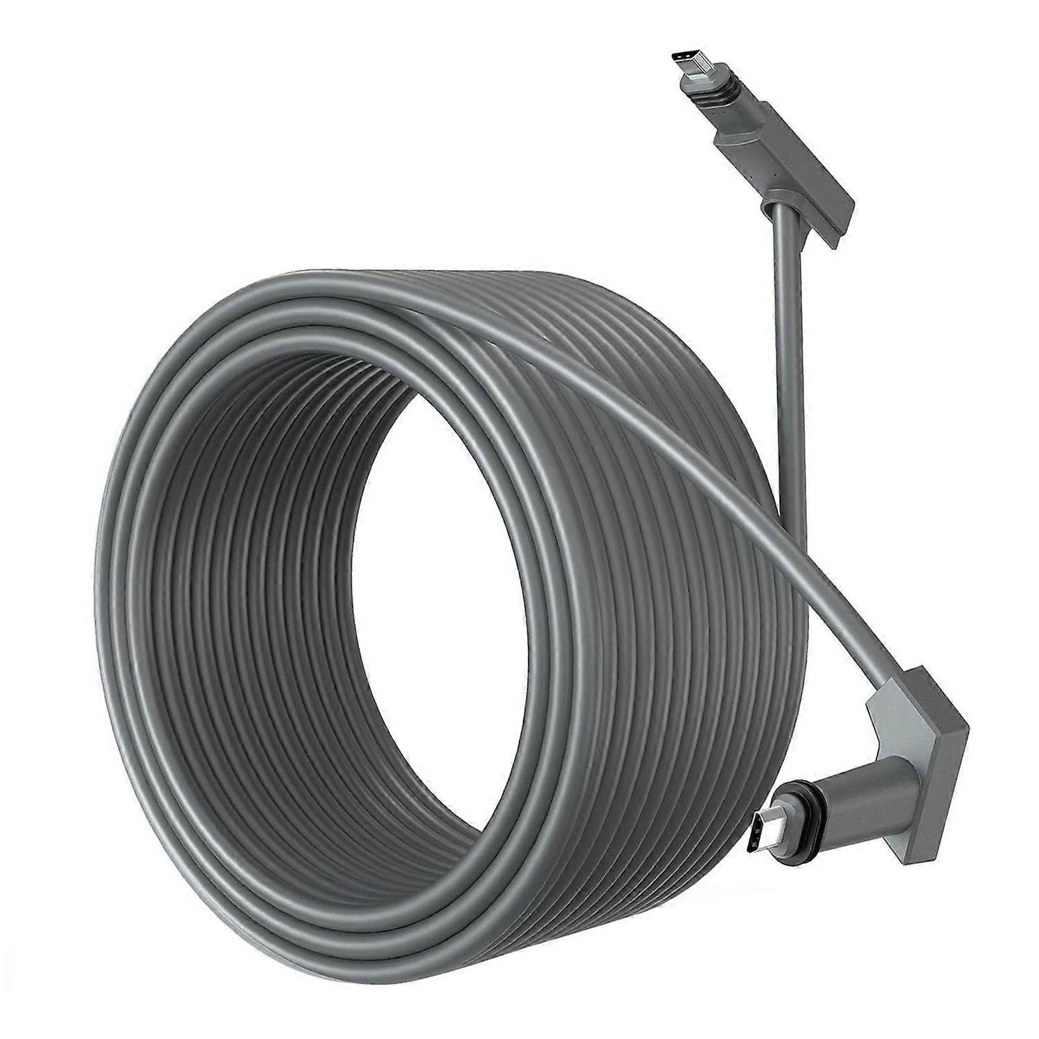 Rectangular Satellite Extension Cable 49.2FT Waterproof Satellite V2 Replacement Cable 