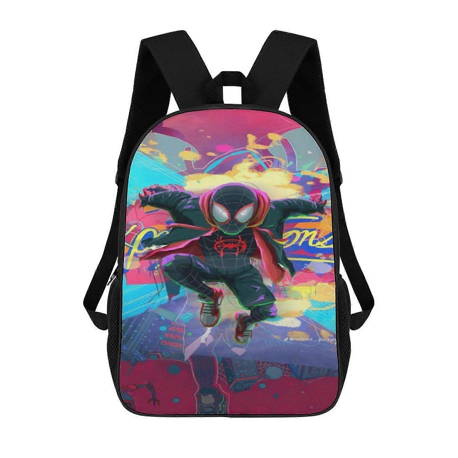 i2314 Miles Morales Backpack Shoulders DaypackBag Work Travel Classic Unisex Backpack kli2314