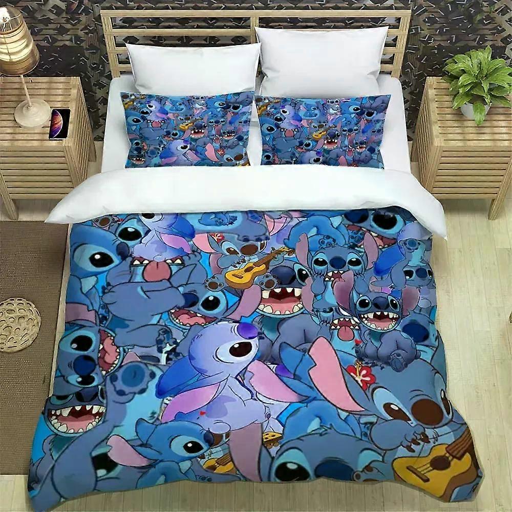 x2140 Lençóis de Cama Padrão de Costura Capa de Colcha Com Fronhas Microfibra Digital Impresso Conjunto de Cama Twin Full 3-Piece Conjunto de Cama (1 Capa de Edredom + 2