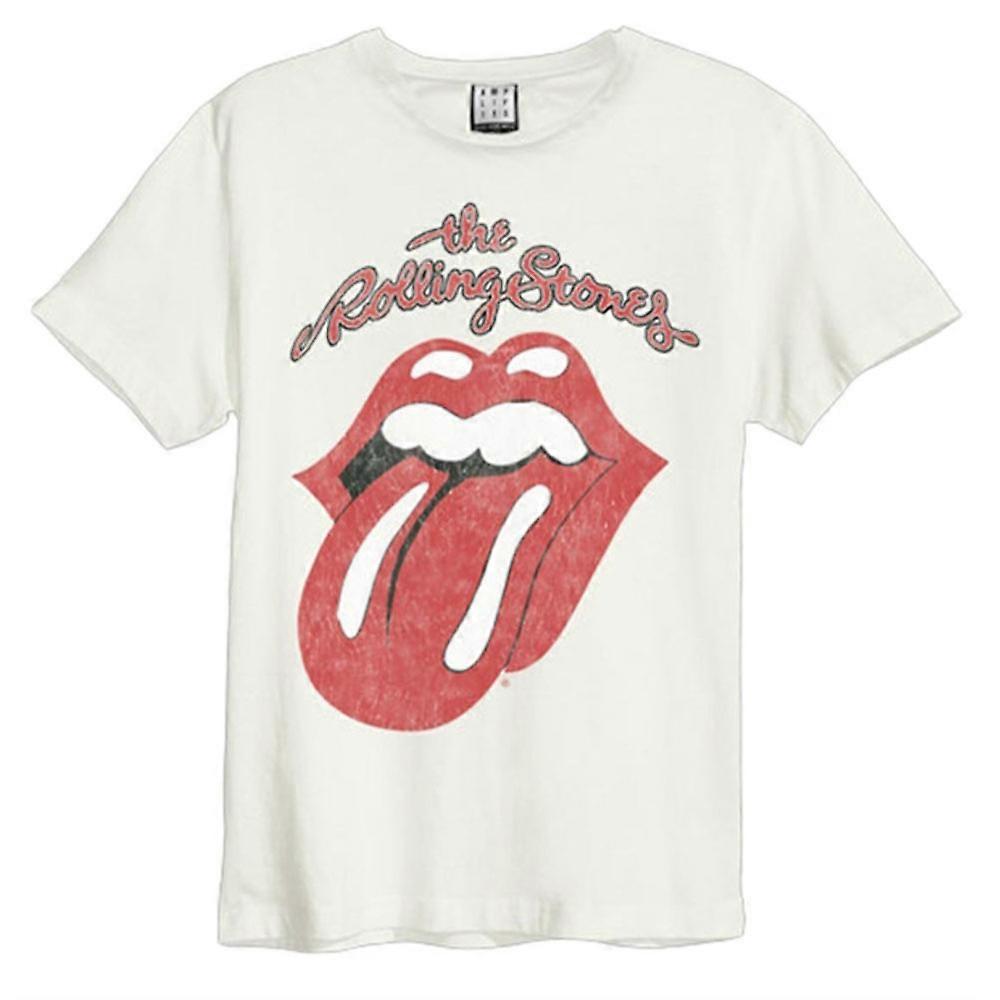 滚石乐队复古舌头放大T恤